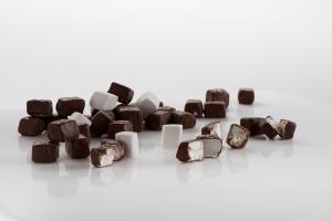 chocolate marshmallow cubes